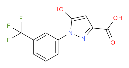 5-Hydroxy-1-[3-(trifluoromethyl)phenyl]-1H-pyrazole-3-carboxylic acid (ACI)
