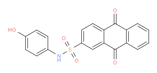 9,10-Dihydro-N-(4-hydroxyphenyl)-9,10-dioxo-2-anthracenesulfonamide (ACI)