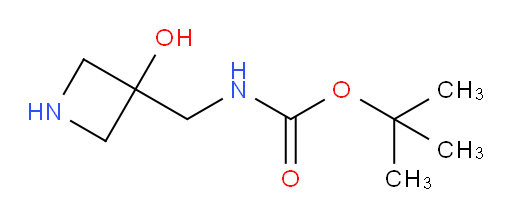 1,1-Dimethylethyl N-[(3-hydroxy-3-azetidinyl)methyl]carbamate (ACI)