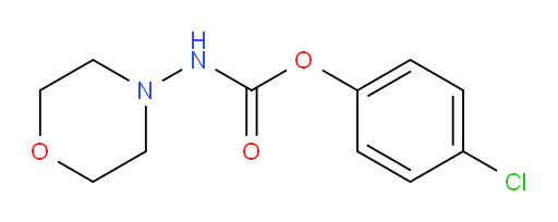 Carbamic acid, 4-morpholinyl-, 4-chlorophenyl ester (9CI)
