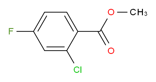 Benzoic acid, 2-chloro-4-fluoro-, methyl ester (9CI, ACI)