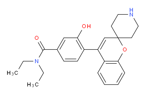 N,N-Diethyl-3-hydroxy-4-spiro[2H-1-benzopyran-2,4′-piperidin]-4-ylbenzamide (ACI)