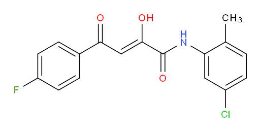N-(5-Chloro-2-methylphenyl)-4-(4-fluorophenyl)-2-hydroxy-4-oxo-2-butenamide (ACI)