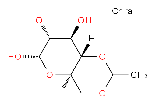 4,6-O-Ethylidene-α-D-glucopyranose (ACI)