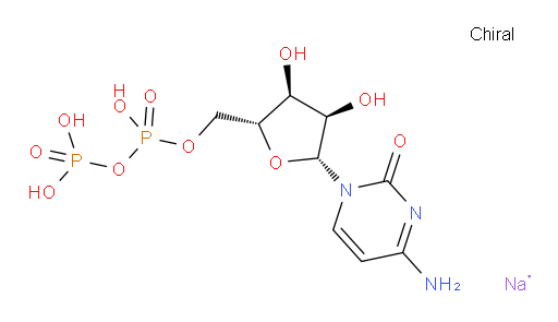 Cytidine 5′-(trihydrogen diphosphate), sodium salt (1:2) (ACI)
