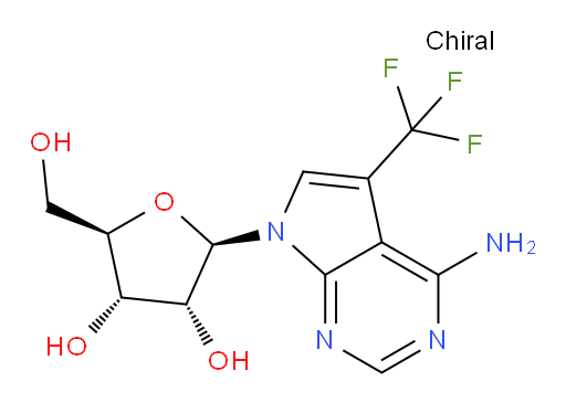 7-β-D-Ribofuranosyl-5-(trifluoromethyl)-7H-pyrrolo[2,3-d]pyrimidin-4-amine (ACI)