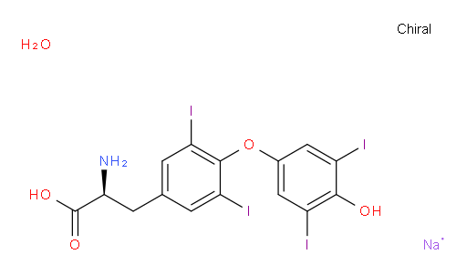 Sodium levothyroxine pentahydrate