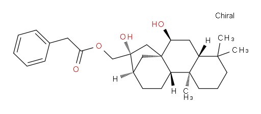 Kaurane-7,16,17-triol, 17-(benzeneacetate), (7β)- (ACI)