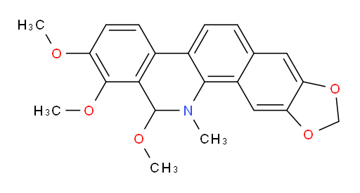 12,13-Dihydro-1,2,13-trimethoxy-12-methyl[1,3]benzodioxolo[5,6-c]phenanthridine (ACI)