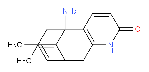 (11E)-5-Amino-11-ethylidene-5,6,9,10-tetrahydro-7-methyl-5,9-methanocycloocta[b]pyridin-2(1H)-one (ACI)