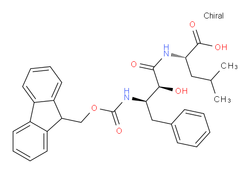 N-[(2S,3R)-3-[[(9H-Fluoren-9-ylmethoxy)carbonyl]amino]-2-hydroxy-1-oxo-4-phenylbutyl]-L-leucine (ACI)