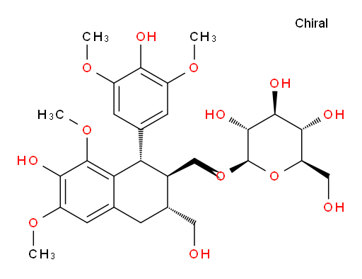 (+)-Lyoniresinol 3α-O-β-D-glucopyranoside