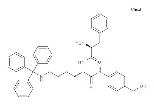 L-Phenylalanyl-N-[4-(hydroxymethyl)phenyl]-N6-(triphenylmethyl)-L-lysinamide (ACI)