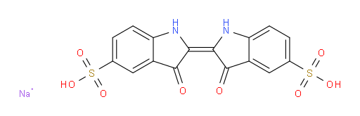 3,3'-dioxo-[2,2'-biindolinylidene]-5,5'-disulfonic acid, sodium salt
