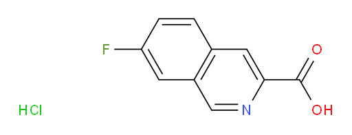 7-fluoroisoquinoline-3-carboxylic acid hydrochloride