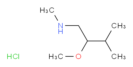 (2-methoxy-3-methylbutyl)(methyl)amine hydrochloride
