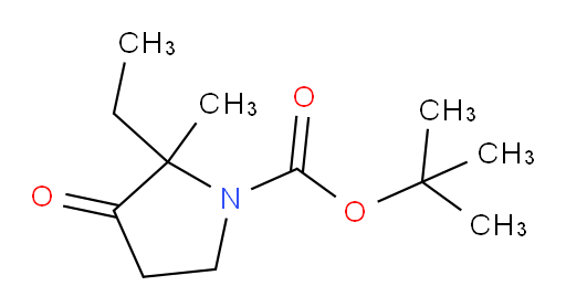 tert-butyl 2-ethyl-2-methyl-3-oxopyrrolidine-1-carboxylate