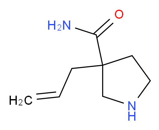 3-(prop-2-en-1-yl)pyrrolidine-3-carboxamide
