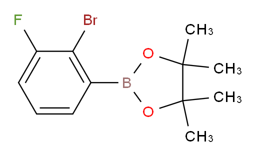 2-(2-bromo-3-fluorophenyl)-4,4,5,5-tetramethyl-1,3,2-dioxaborolane