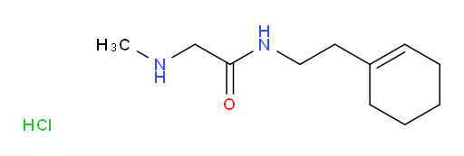 N-[2-(cyclohex-1-en-1-yl)ethyl]-2-(methylamino)acetamide hydrochloride
