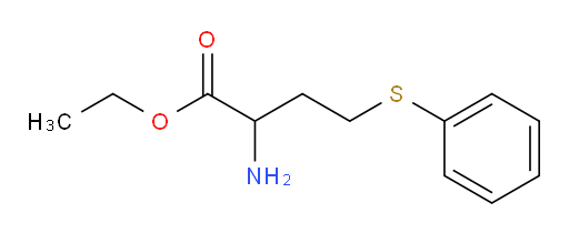 ethyl 2-amino-4-(phenylsulfanyl)butanoate