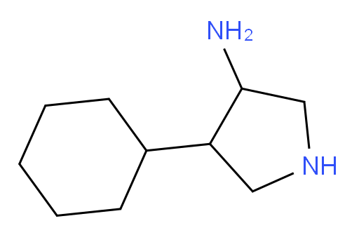 4-cyclohexylpyrrolidin-3-amine