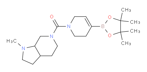 1-{1-methyl-octahydro-1H-pyrrolo[2,3-c]pyridine-6-carbonyl}-4-(4,4,5,5-tetramethyl-1,3,2-dioxaborolan-2-yl)-1,2,3,6-tetrahydropyridine