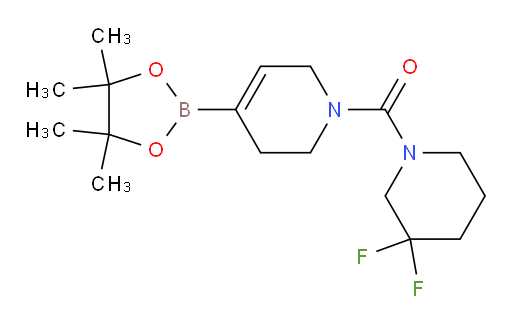 1-(3,3-difluoropiperidine-1-carbonyl)-4-(tetramethyl-1,3,2-dioxaborolan-2-yl)-1,2,3,6-tetrahydropyridine