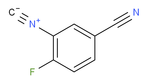 4-fluoro-3-isocyanobenzonitrile