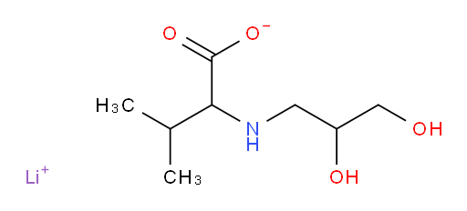 lithium(1+) 2-[(2,3-dihydroxypropyl)amino]-3-methylbutanoate