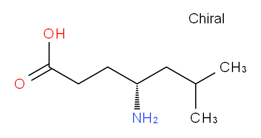 (4R)-4-amino-6-methylheptanoic acid