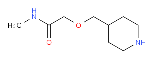 N-methyl-2-[(piperidin-4-yl)methoxy]acetamide