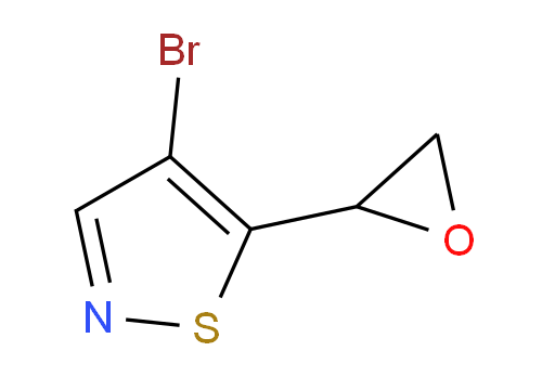 4-bromo-5-(oxiran-2-yl)-1,2-thiazole