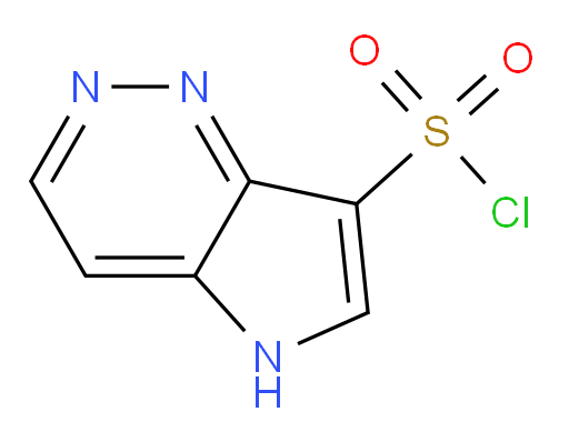 5H-pyrrolo[3,2-c]pyridazine-7-sulfonyl chloride