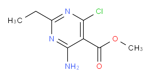 methyl 4-amino-6-chloro-2-ethylpyrimidine-5-carboxylate