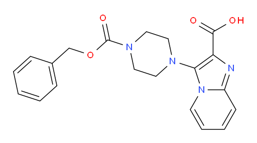 3-{4-[(benzyloxy)carbonyl]piperazin-1-yl}imidazo[1,2-a]pyridine-2-carboxylic acid