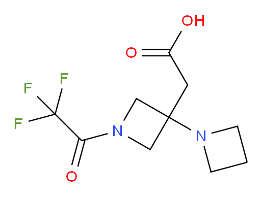 2-[1'-(2,2,2-trifluoroacetyl)-[1,3'-biazetidin]-3'-yl]acetic acid