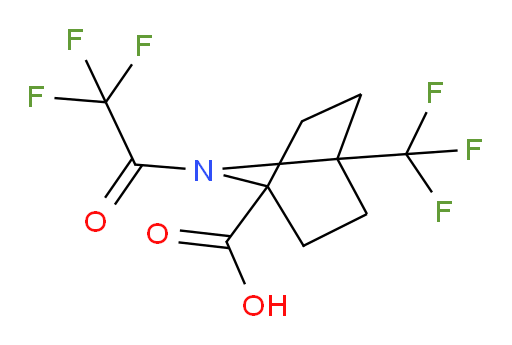 7-(2,2,2-trifluoroacetyl)-4-(trifluoromethyl)-7-azabicyclo[2.2.1]heptane-1-carboxylic acid