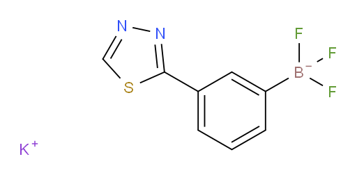 potassium trifluoro[3-(1,3,4-thiadiazol-2-yl)phenyl]boranuide