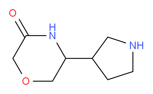 5-(pyrrolidin-3-yl)morpholin-3-one