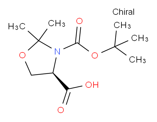 (4R)-3-[(tert-butoxy)carbonyl]-2,2-dimethyl-1,3-oxazolidine-4-carboxylic acid