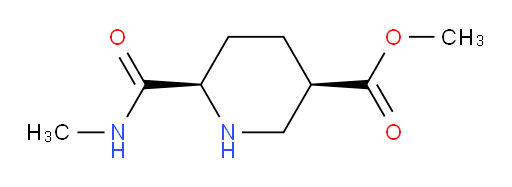rac-methyl (3R,6R)-6-(methylcarbamoyl)piperidine-3-carboxylate