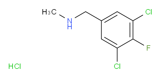 [(3,5-dichloro-4-fluorophenyl)methyl](methyl)amine hydrochloride