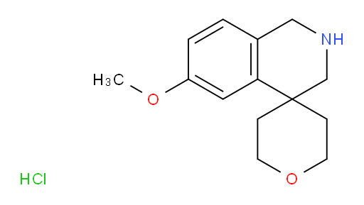 6-methoxy-2,3-dihydro-1H-spiro[isoquinoline-4,4'-oxane] hydrochloride