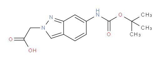 2-(6-{[(tert-butoxy)carbonyl]amino}-2H-indazol-2-yl)acetic acid