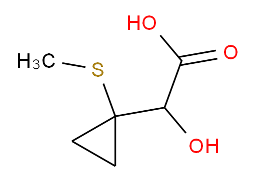 2-hydroxy-2-[1-(methylsulfanyl)cyclopropyl]acetic acid