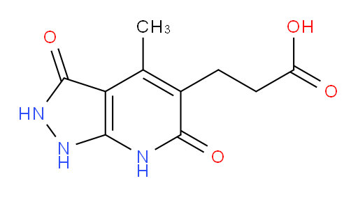 3-{4-methyl-3,6-dioxo-1H,2H,3H,6H,7H-pyrazolo[3,4-b]pyridin-5-yl}propanoic acid