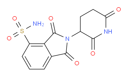2-(2,6-dioxopiperidin-3-yl)-1,3-dioxo-2,3-dihydro-1H-isoindole-4-sulfonamide