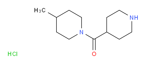 4-methyl-1-(piperidine-4-carbonyl)piperidine hydrochloride