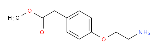 methyl 2-[4-(2-aminoethoxy)phenyl]acetate